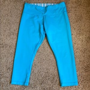 Lululemon Wunder Under Crop Denim